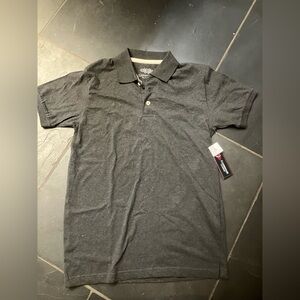 Men’s Cambridge Classics Size Small Gray Polo Shirt 100% Cotton